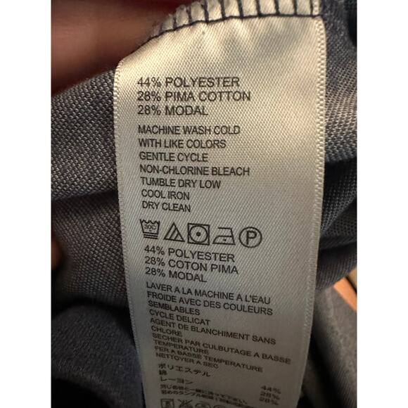 Tommy Bahama Men’s Antigua Cove Half Zip Sweatshirt Blue Cotton Blend XL - Picture 8 of 11